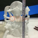 12" Marble Goddess Durga Maa Statue Handmade Art Religious Gift Decor