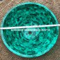 18" Marble Random Wash Basin Malachite Inlay Stone Home Interior Decor M315