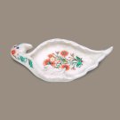 Marble White Fruit Inlay Stone Bowl Peacock Shape Table Centerpiece Decor Gift