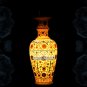 18" Antique Marble High Quality Inlay Work Decorative Flower Vase Gift Fine Arts