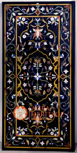 Center Marble Dining Table Top Pietra Dura Inlay Design Hallway Living Art E1604