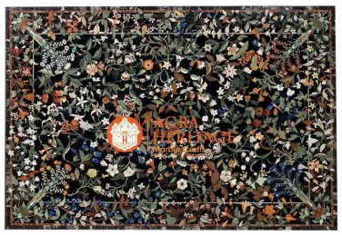 50"x38" Marble Dining Center Inlay Table Top Handicraft Marquetry Inlay E1685
