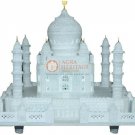 9"x9" Marble Handmade Taj Mahal Statue Inlaid Collectible Thanksgiving Gift Deco