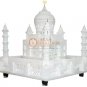 9"x9" Marble Handmade Taj Mahal Statue Inlaid Collectible Thanksgiving Gift Deco
