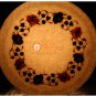 10" Marble Serving Plate Lapis Pietradura Precious Floral Art Columbus Gift Deco