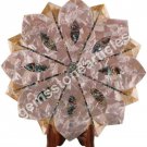 12"x12" Random Art Handmade Fruit Bowl Mop Inlay Gemstone Columbus Gift Decor