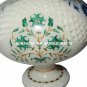 Filigree Marble Flower Vase Pot Real Inlay Stone Floral Home Decor Gifts H1361
