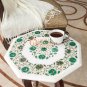 White Customize Table Top Malachite Pietradura Semi Stone Design Corridor Decor