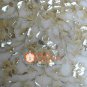 3'x6' White Marble Dining Table Top Mother of Pearl Inlay Floral Decor H413A