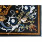 Marble Dining Center Table Top Marquetry Bird Inlay Work Outdoor Decor E630