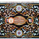 4'x2' Black Marble Dining Garden Table Top Pietra Dura Inlay Hallway Decor H5662 4'x2' Black Marble Dining Garden Table Top Pietra Dura Inlay Hallway Decor H5662