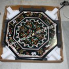30" Black Marble Kitchen Table Top Animal Collectible Inlay Bedroom Decor H3407A 30" Black Marble Kitchen Table Top Animal Collectible Inlay Bedroom Decor H3407A