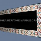 4'x2' Black Restaurant Dining Table Top Pietra Dura Inlaid Furniture Decor H5683