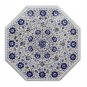 30" Marble Coffee Table Top Lapis PauaShell Inlaid Floral Art Special Home Decor