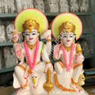 12" White Marble Vishnu Laxmi Statue Hand Painted Art Religious Gift Decor E1292 12" White Marble Vishnu Laxmi Statue Hand Painted Art Religious Gift Decor E1292