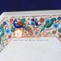 18" Marble Coffee Table Top Peacock Bird Parrot Multi Floral Inlay Decor H034