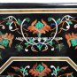 Black Marble Coffee Table Inlay Hakik Arts Furniture Living Room Home Deco H3110