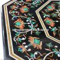 Black Marble Coffee Table Inlay Hakik Arts Furniture Living Room Home Deco H3110