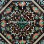 Black Marble Coffee Table Inlay Hakik Arts Furniture Living Room Home Deco H3110