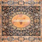 White Marvelous Marble Dining Table Marquetry Inlay Art Living Room Decor H4032