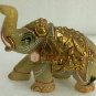 3" Unique Rose Quartz Salute Pose Elephant Figurine Best Housewarming Gift Decor