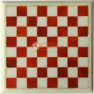 Marble Chess Set Board Handmade Mosaic Carnelian Inlaid Stone Art Best Gift Her