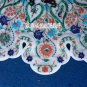 21" Marble Dish Plate Multi Stone Inlay Mosaic Home Decorative Gifts H3127