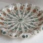 12" Marble Inlay Fruit Bowl Carnelian Malachite Inlay Floral Art Decorative Gift