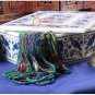 12"x8"x4" Marble White Jewelry Lidded Box Lapis Marquetry Floras Veterans Gift