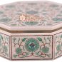 8"x8"x2" Marble Jewelry Vintage Box Malachite Fine Floras Design Christmas Gift