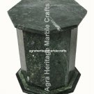 W 18"x H 29" Inch Green Marble Pedestal Handmade Stand Interior Decor E562 W 18"x H 29" Inch Green Marble Pedestal Handmade Stand Interior Decor E562