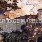 3'x2' Marble Outdoor Dining Table Mosaic Ancient Inlay Design Decor Patio E844