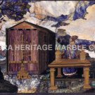 18"x24" Marble Coffee Outdoor Table Top Inlay Mosaic Antique Design Decor E855 18"x24" Marble Coffee Outdoor Table Top Inlay Mosaic Antique Design Decor E855