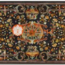 Decorative Marble Center Dining Table Top Pietra Dura Inlay Italian Design E1595