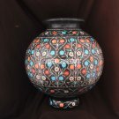 10'' Black Marble Flower Pot Inlay Pietra Dura Stone Stunning Gifts Decor H3749 10'' Black Marble Flower Pot Inlay Pietra Dura Stone Stunning Gifts Decor H3749