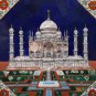 24" Marble Counter Table Taj Mahal Lapis Inlaid Floral Traditional Veterans Gift