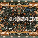 Green Marble Dining Table Top Pietra Dura Inlay Marquetry Furniture Decor H3258