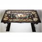 Marble Breakfast Table Butterfly Floral Collectible Inlay Marquetry Decor E637
