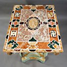 Gorgeous Marble Pietra Dura Inlaid Design Living Room Table Top Patio Decor E598 Gorgeous Marble Pietra Dura Inlaid Design Living Room Table Top Patio Decor E598