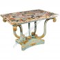 Gorgeous Marble Pietra Dura Inlaid Design Living Room Table Top Patio Decor E598