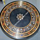 Marble Living Room Round Table Top Multi Marquetry Inlay Occasional Decor E620