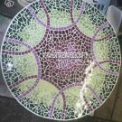 White Marble Center Coffee Table Malachite Inlay Design Outdoor Home Decor H4026