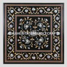 Black Marble Square Coffee Dining Side Top Table Mosaic Inlay Patio Decor H4422 Black Marble Square Coffee Dining Side Top Table Mosaic Inlay Patio Decor H4422
