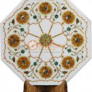 12"x12" White Wall Tile Carnelian Inlaid Marquetry Floras Thanksgiving Gift Art 12"x12" White Wall Tile Carnelian Inlaid Marquetry Floras Thanksgiving Gift Art