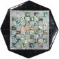 12" Marble Chess Tile Decorative Wall Pauashell Mosaic Art Living Room Decor