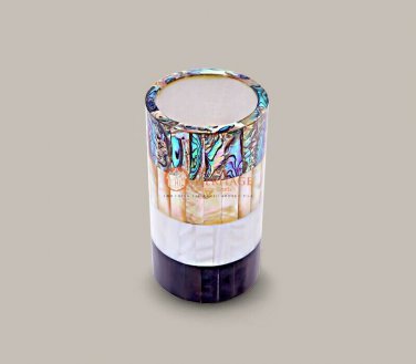 Marble Pen Storage Holder Multi Mop Stone Mosaic Art Collectible Gift Her Decor