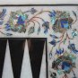12"x18" Marble Backgammon Board Paua Shell Inlay Floral Art Play Room Decor H471