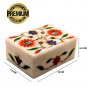 4"x3"x2" Marble White Jewelry Vintage Box Carnelian Maruqtery Floral Art Gifts