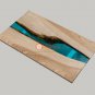 Handmade Decorative Dining Custom Corridor Table Top Epoxy Blue Resin Decor Arts