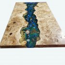 Custom river epoxy table l EPOXY DINING TABLE l Natural Wood Walnuts Table Decor Custom river epoxy table l EPOXY DINING TABLE l Natural Wood Walnuts Table Decor